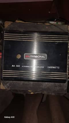 masonic company For Saale 4 Channel system good condition