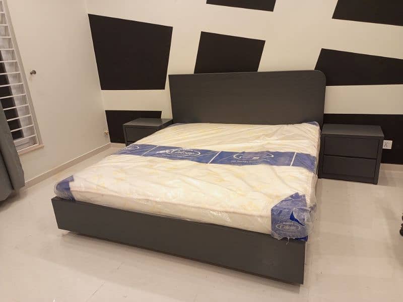 Bed Set\wooden bed\king size bed\double bed\bed room set for sale 18