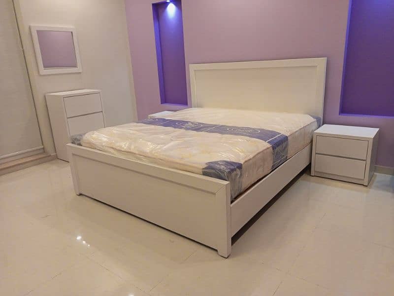 Bed Set\wooden bed\king size bed\double bed\bed room set for sale 5