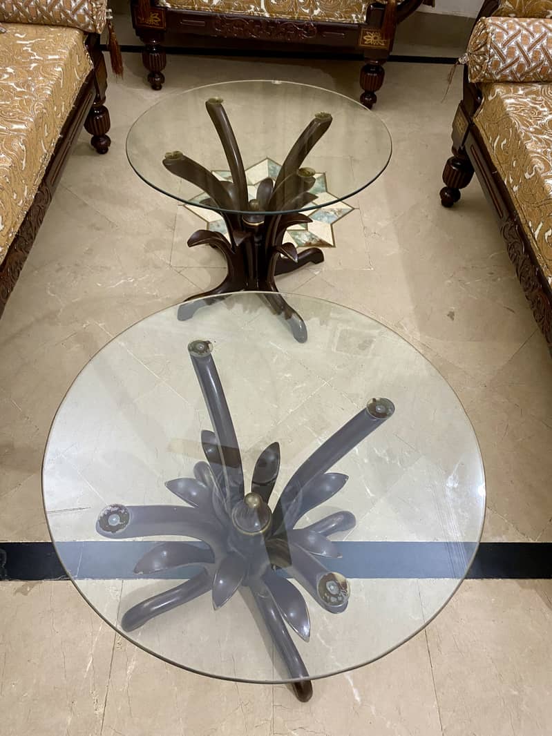 Center Glass Table Pair 1