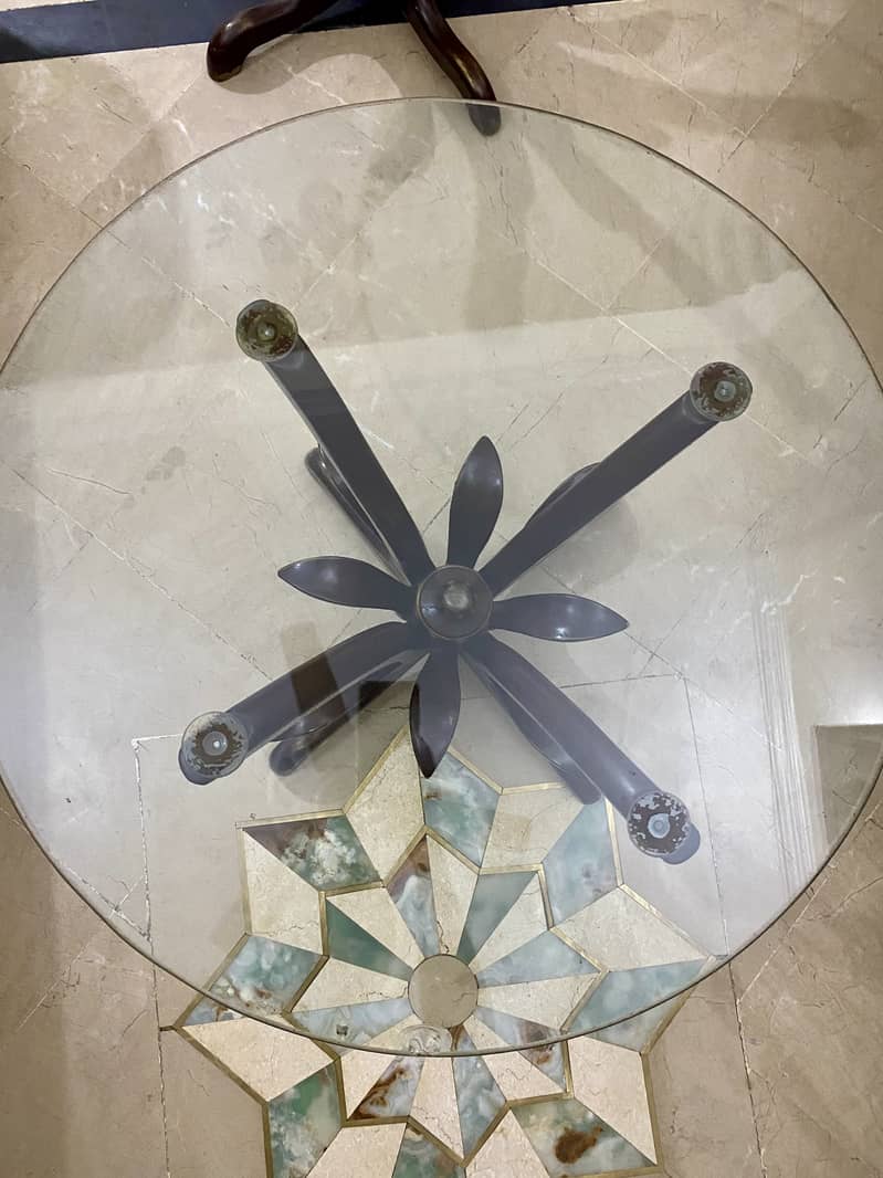 Center Glass Table Pair 6