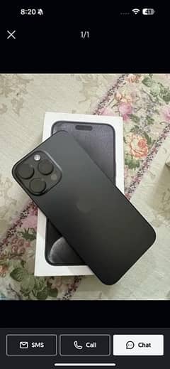 IPHONE 15 pro max 256 GB Black Titanum