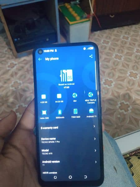 tecno spark7 pro with box 2