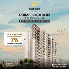 ULTRA LUXURIOUS AIMAL TOWER KARACHI AT GULISTAN-E-JOUHAR BLOCK 17