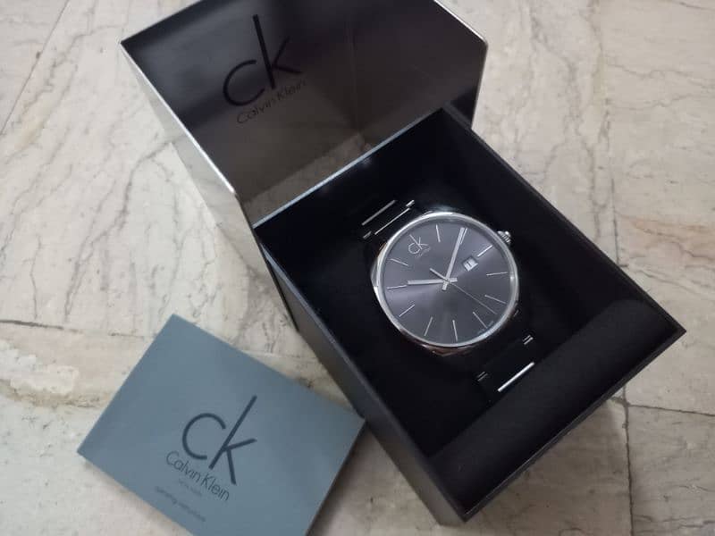 CK Calvin Klein Men's Exchange Watch Original Swiss Model K2F21161 2