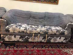 7 seater sofa set with 3 tables urgent sell need cash money