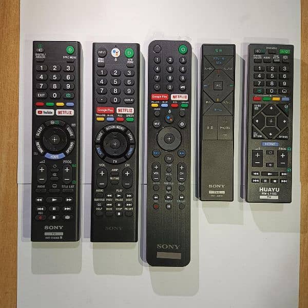 Sony Eco-star hisense Pel TCL Samsung Haier remote control 7