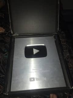 YouTube Silver Play Button 0