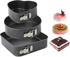 Cake Baking Tool Non Stick Cake Mould 3Pcs