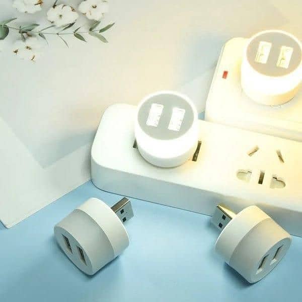 2 PCs USB splitter light 4