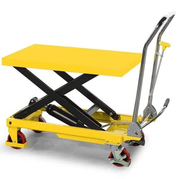 Manual lift Table/Trolley/hydraulic/lift/Scissor/ 0