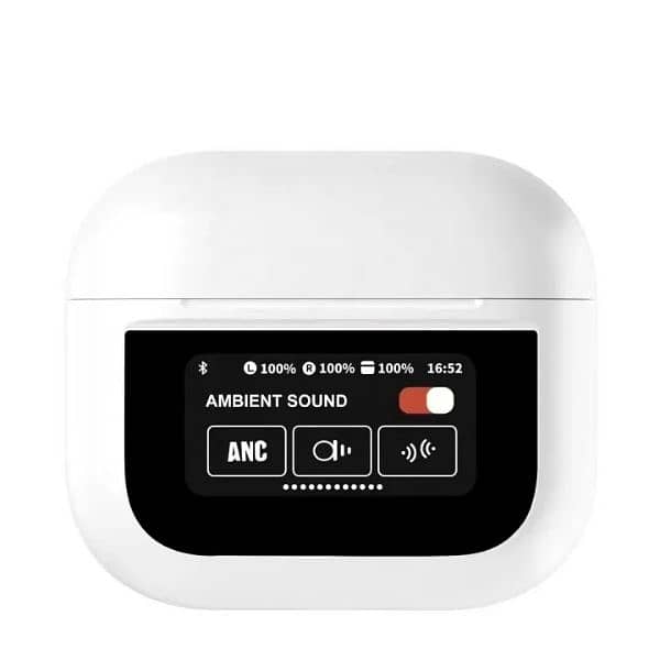 A9 Pro Touch Screen Airpods With ANC(Active Noise cancellation) 0