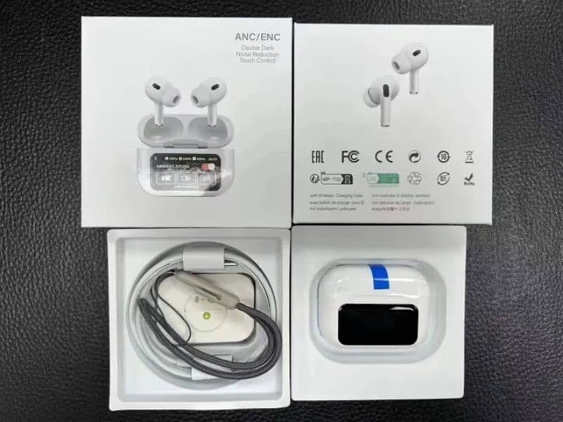 A9 Pro Touch Screen Airpods With ANC(Active Noise cancellation) 4