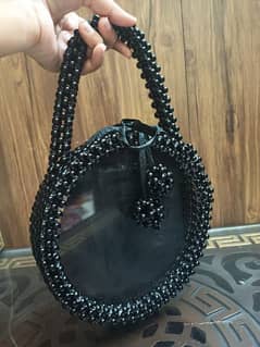 Genuine beaded pearls Handbag for Sale