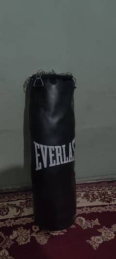 Leather Punching Bag filled with leather pieces. 0