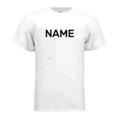 Customized Name printed t-shirt