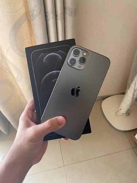 IPHONE 12 PRO MAX 512GB PTA APPROVED WITH BOX 0