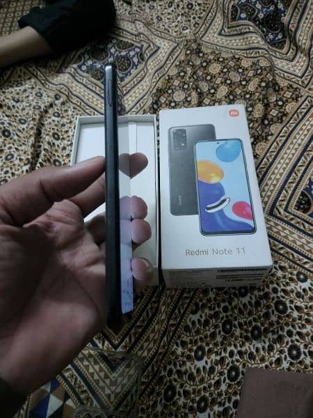 Redmi note 11 complete box lush condition 6gb ram 128gb memory 6