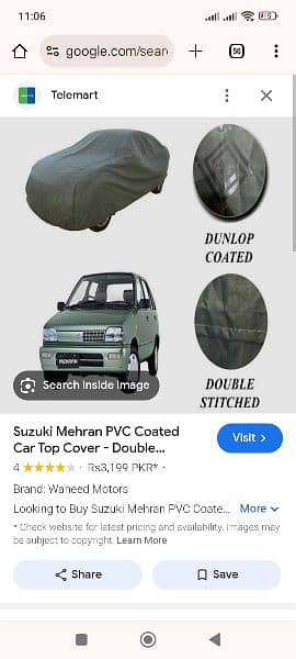 Mehran black car cover & side glass felixible cover 3