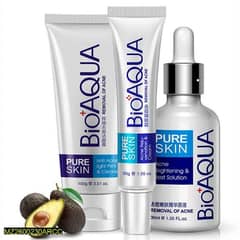 Bio+aqua Face Wash + Face cream + Face Serum