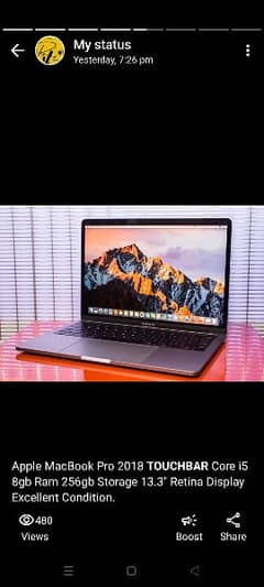 MacBook Pro 2018 TOUCHBAR