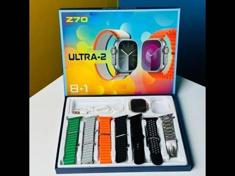 Z70 Ultra 2 Smart Watch With Multiple straps 1