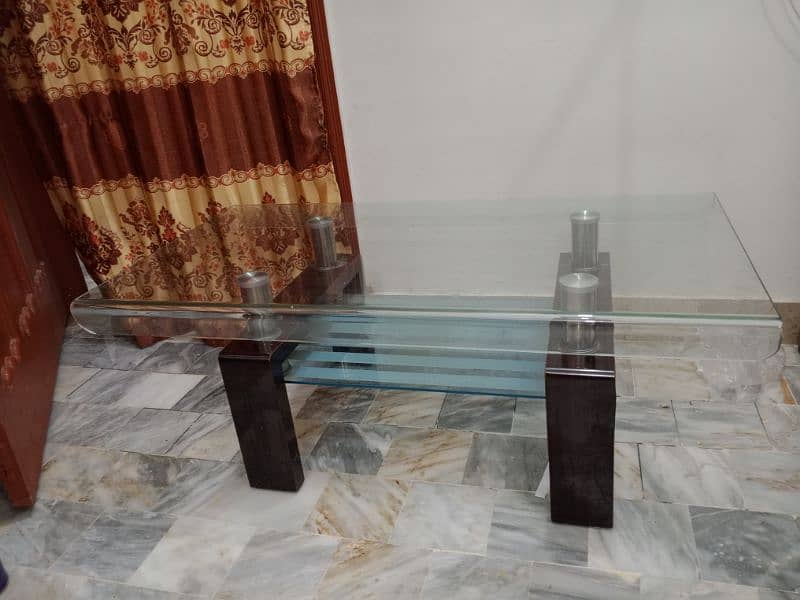 Glass center table 0