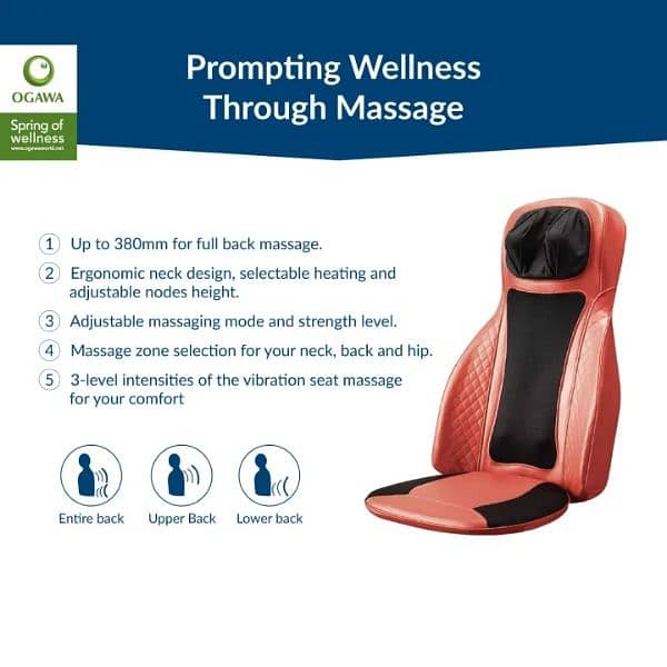 OGAWA Estilo Prime Plus Mobile Seat Massager 1