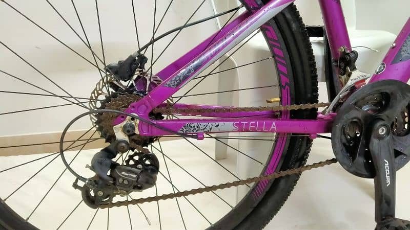 MTB 27.5 oil disc breaks lock suspension 2