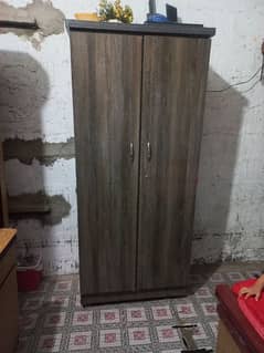 wooden wardrobe