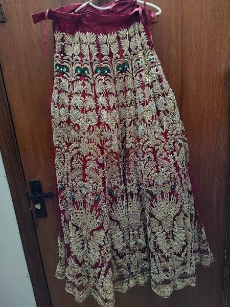 Blouse+Lehnga+Dupatta+Rukhsati Dupatta+Jewelry+Pouch 5