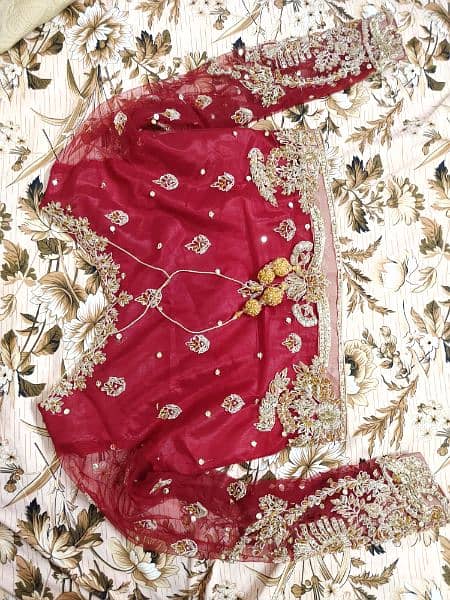 Blouse+Lehnga+Dupatta+Rukhsati Dupatta+Jewelry+Pouch 14