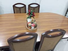 Dinning table used with Six Seats