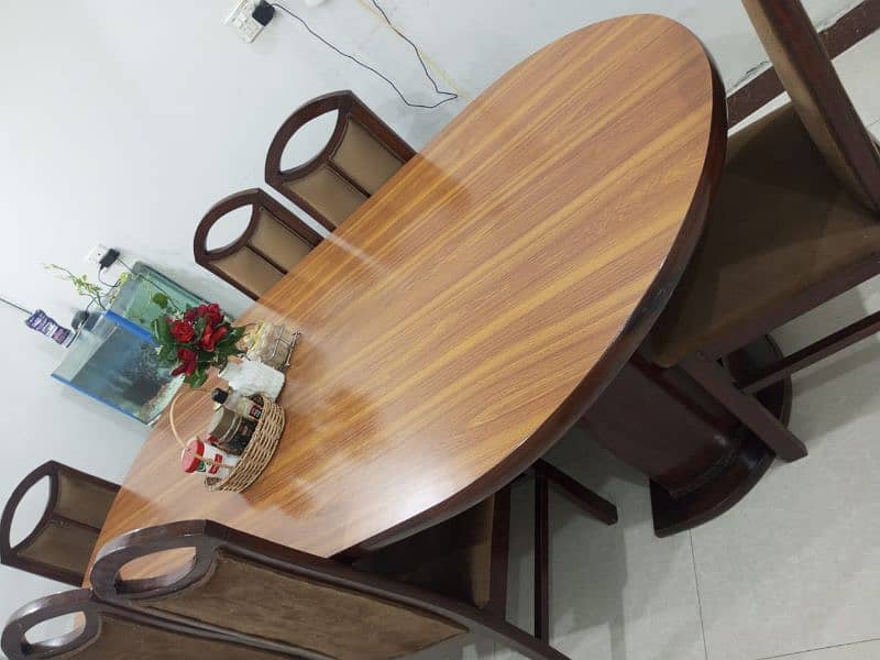 Dinning table used with Six Seats 2