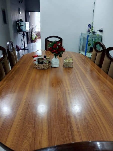 Dinning table used with Six Seats 3