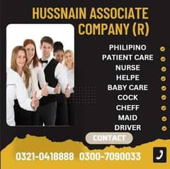 House maid baby care patient care nurse Cook Chief