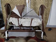 Baby Cot with Swing