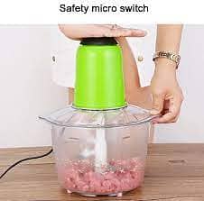 Electric Meat Grinder Chopper Machine | Mini Food Processor 2l Bpa-fr 2