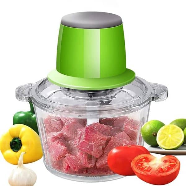 Electric Meat Grinder Chopper Machine | Mini Food Processor 2l Bpa-fr 6