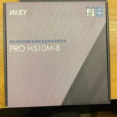 MSI h510m b motherboard with nvme support  like new