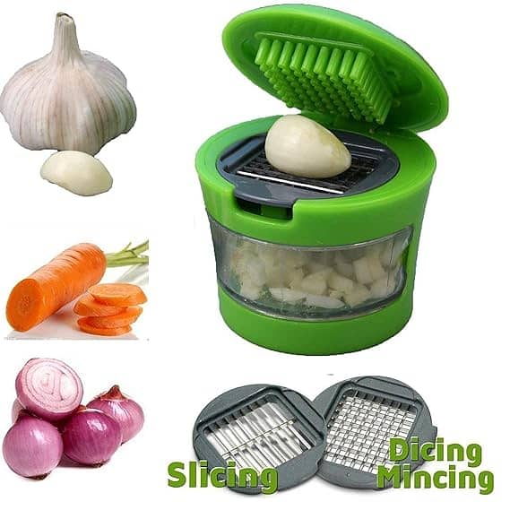 Garlic Cutter Big Garlic, Chilli And Dry Fruits Chopper, Multi Crushe 1