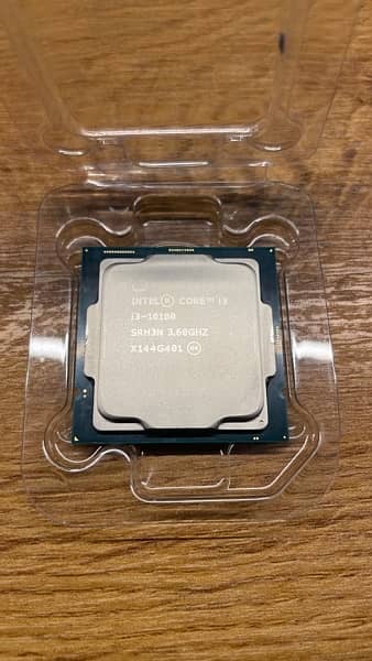 Intel i3 10100 processor used for gaming just like new 0