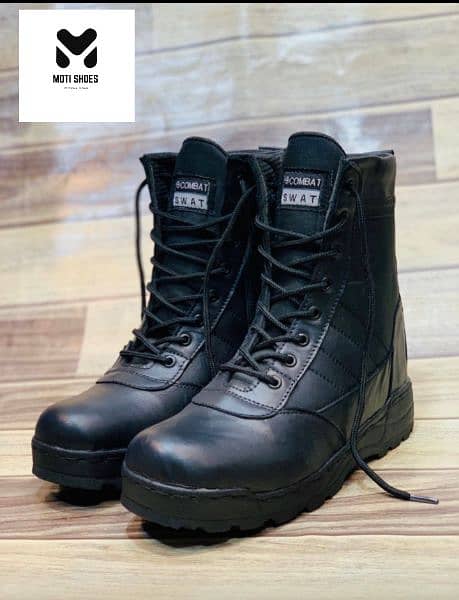 Men's Army Long Boot Shoes 2