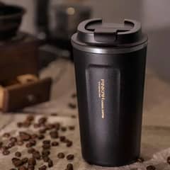 510ml Large-capacity Coffee Cup Keep Heat Stainless Steel Double-laye