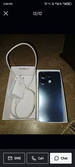 Redmi Note 13 with box and charger and 8 months warrenty