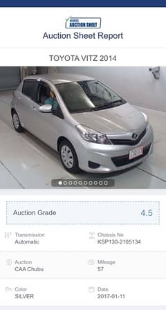 Toyota Vitz 2014