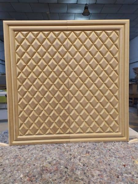 wall MDF design 10mm. 15mm lasani sheet 12