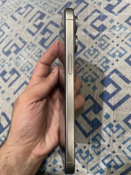 Iphone 15 pro max 256gb natural titanium 10/10 2