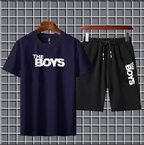 The boys printed T-Shirts+Trowsers Tracksuit 3