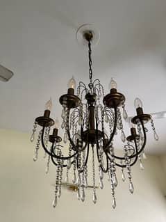 Antique chandelier with crystals